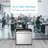 Home Zone Living 9 Gallon Open Top Stainless Steel Trash Can with Removable Lid and Liner