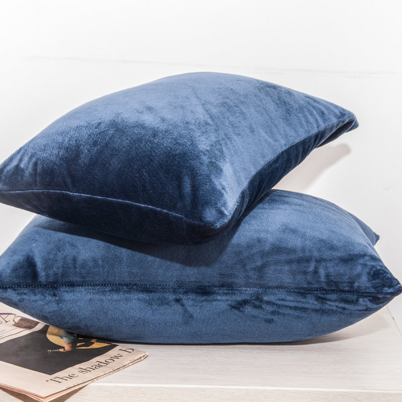 Taies d'oreiller à fermeture à glissière, taies d'oreiller en flanelle de velours de luxe, très doux - NTBAY, 20 po x 36 po