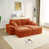 Tissu orange est en rupture de stock