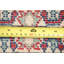 Tapis zone en laine ivoire/rouge/bleu 2 pi 8 po x 4 pi 5 po à la main one-of-kind-noué la 2010 kazak