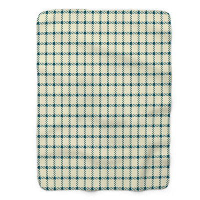 Couverture en sherpa de qualité supérieure or rose et bleu Splendor