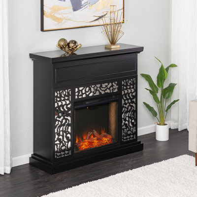 Wansford Smart Fireplace  Black
