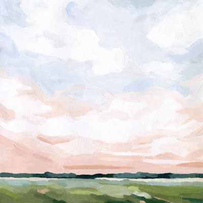 " Pink Morning Horizon II " by Emma Scarvey Painting Print