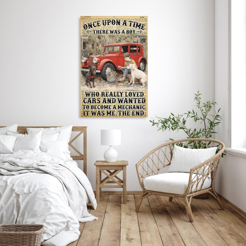 Impression sur toile, "Wanted To Becher", H 36 po x l 24 po x P 1,25 po