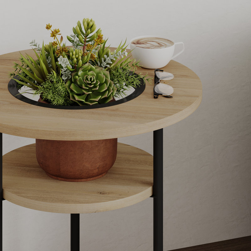 End Table, Oak