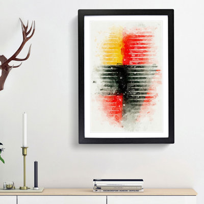 Angular Angles in Abstract - Picture Frame Graphic Art Print