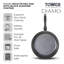 Tower Diamo 24cm - 30cm Frying Pan with Black Diamond Ceramic Non-Stick Coating & Softtex Handle, Aluminium, Black-92300913
