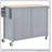 Kitchen Island Cart with Solid Wood Top and Locking Wheels, Perfect for Additional Storage and Workspace-799201115