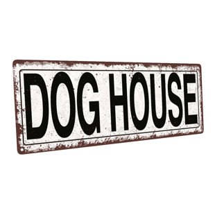 Enseigne de niche pour chien