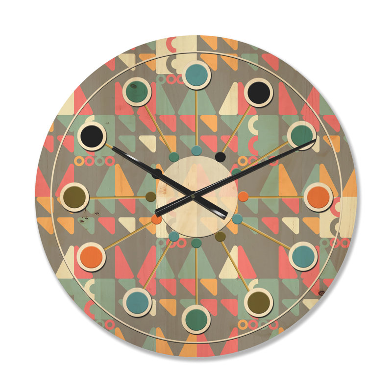 Horloge murale abstraite V, Petit