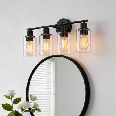 Berumen Bathroom Glass Vanity Light