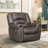 6- Piece Classic Soft Faux Leather Reclining Living Room Set-101798211