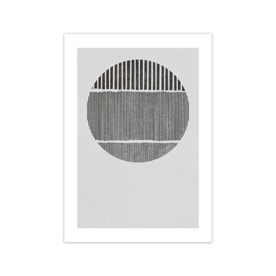 Mid Century Black And White - Print