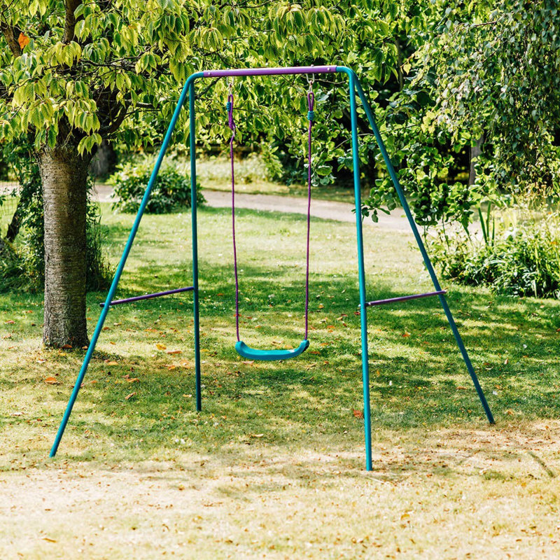 Plum Metal Swing Seat with Chains
