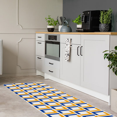 Tapis de couloir blanc