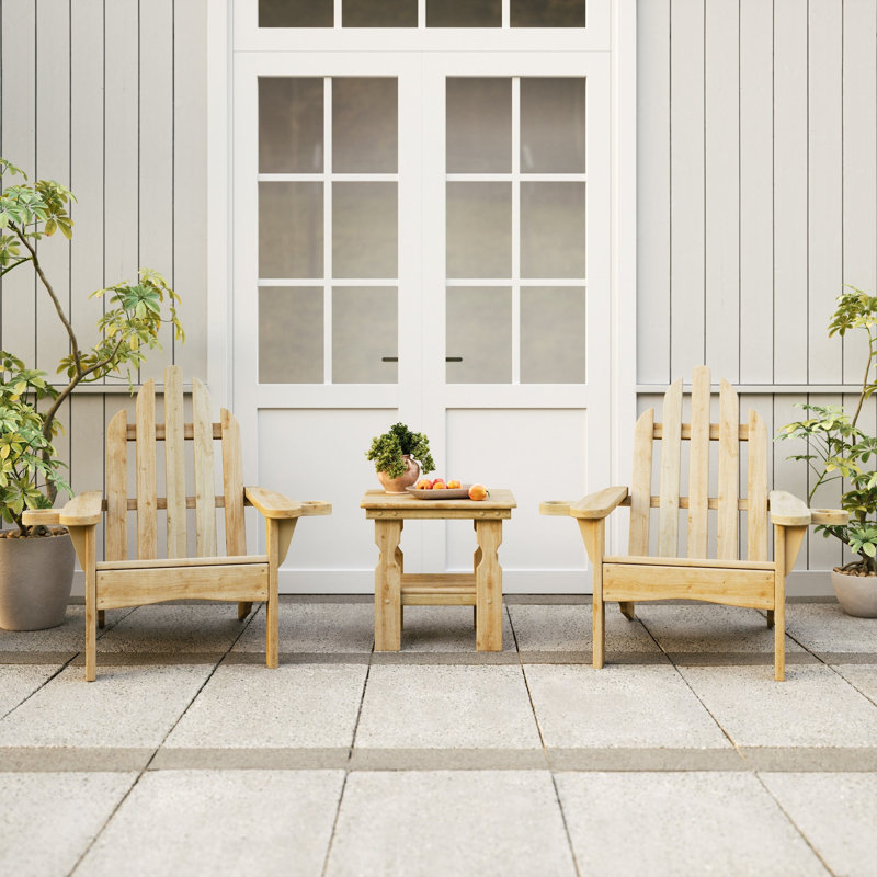 Chaise Adirondack Amish Casual, Teinture blanche demi-solide