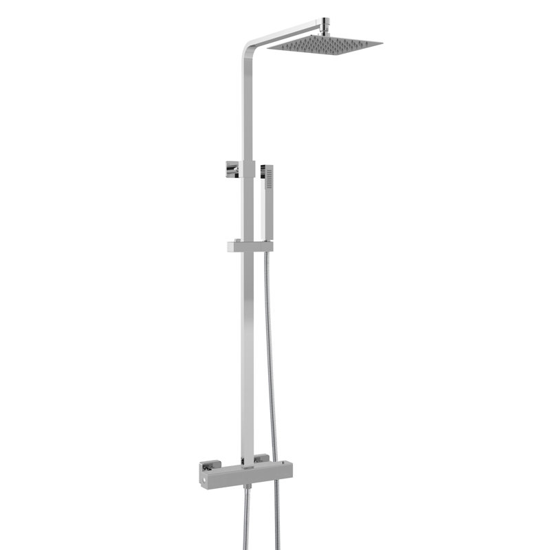 Brass Thermostatic Shower with Dual Shower Head