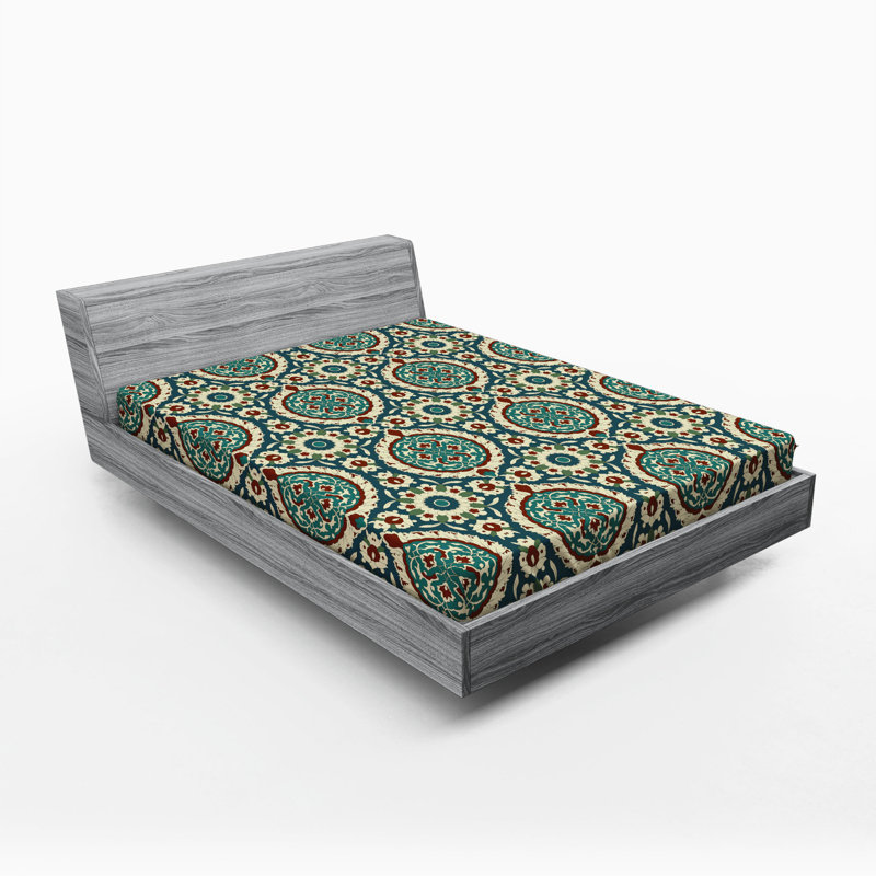 Drap-housse à pois Orient, Drap-housse de taille double