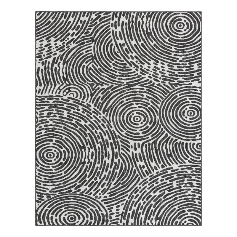 Geometric Indoor / Outdoor Rug, Rectangle 7'10" x 10'