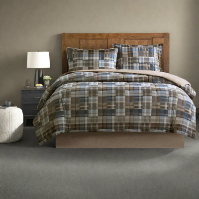 Cozy All Season Bedding Sets, Microfiber Plaid Farmhouse Home Comfort