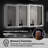LED Recessed or Surface Frameless Medicine Cabinet with Mirror and Defogger, Magnifying Mirror, Adjustable Shelves, USB & Outlet-2147133967-2147133965