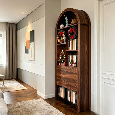 Convertible Hideaway Desk to Bookshelf with Storage, Perfect for Small Spaces and Multifunctional Use