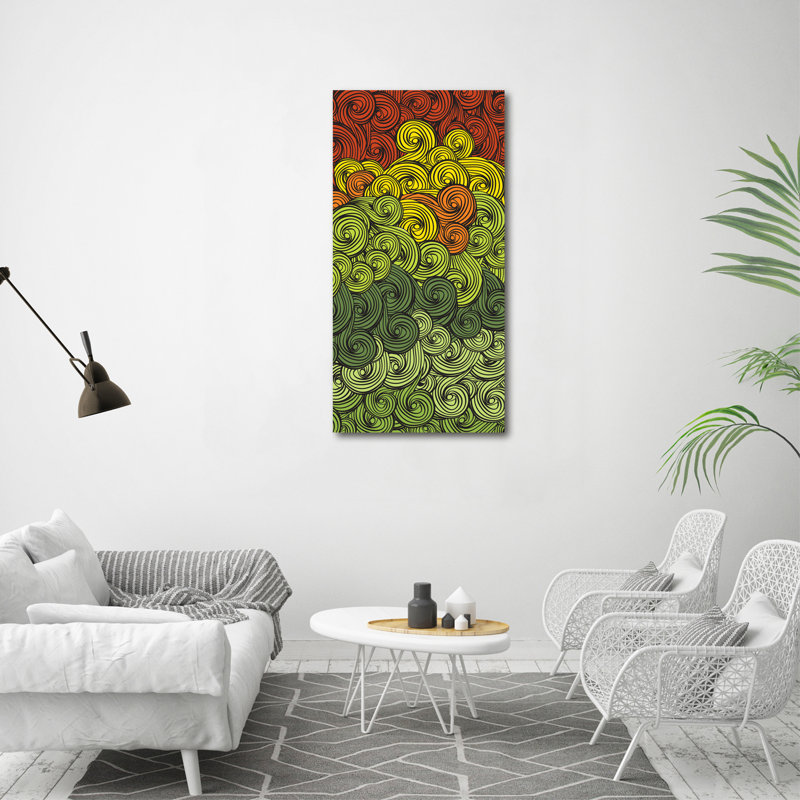Colorful Waves - Wrapped Canvas Print