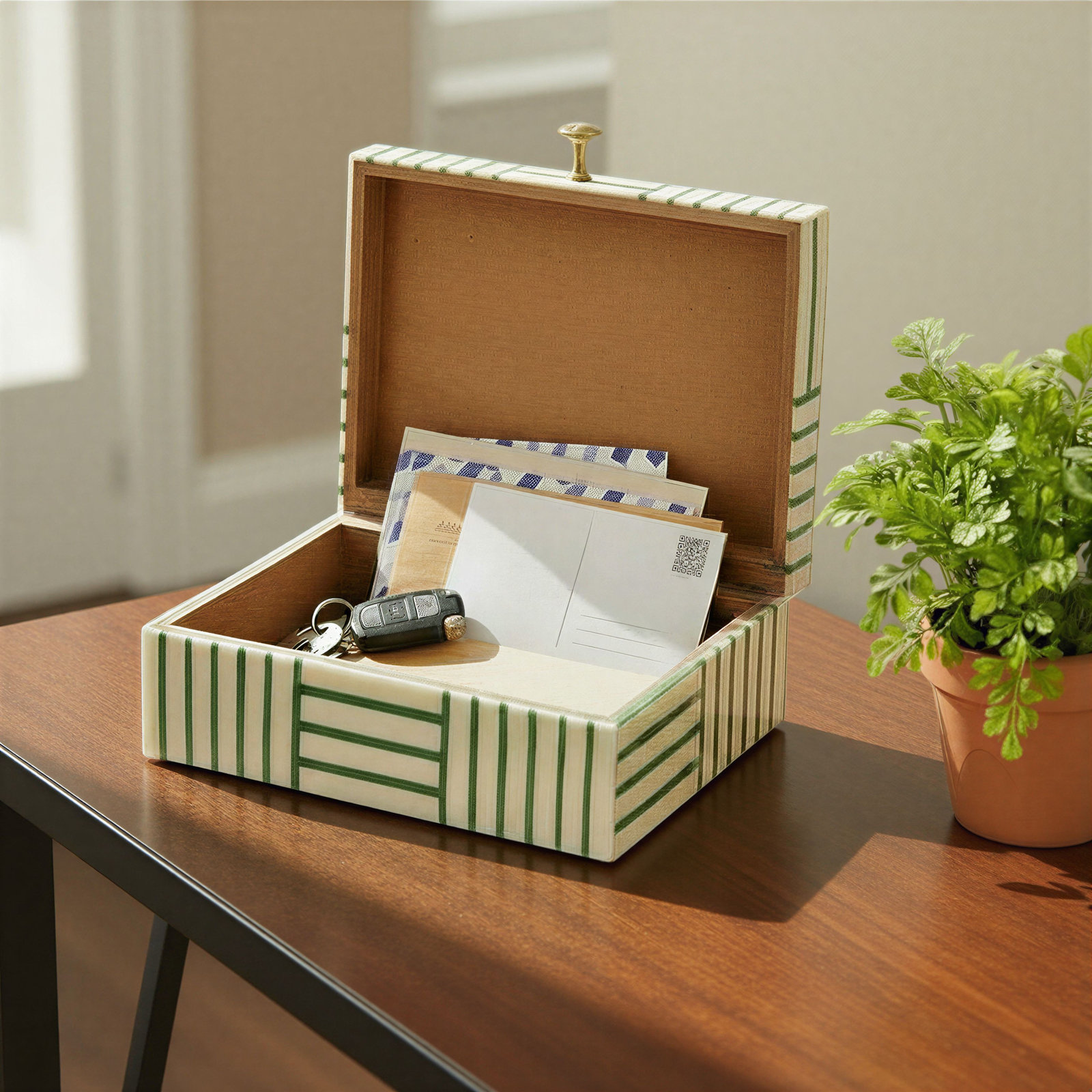 Jona Storage Box, Green