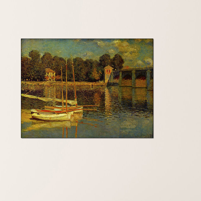 Claude Monet - Wrapped Canvas Painting, 60cm H x 80cm W x 1.8cm D