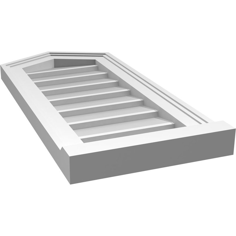 Ventilateur à pignon en uréthane non-fonctionnel Signature, 6/12, H 26 po x l 12 po x P 2 po