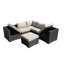 Trafecanty 5 Seater Rattan Sofa Set-1701706184