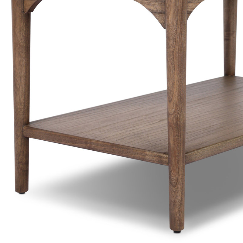 Lizzy 1 - Drawer Nightstand, Brown Oak
