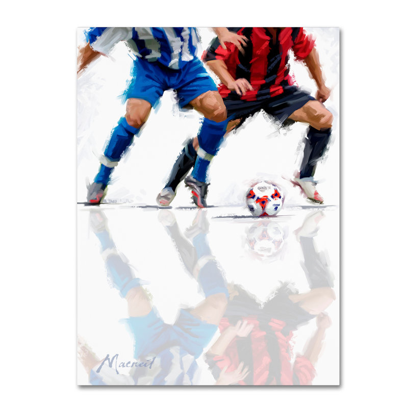 Armand «Football», reproduction sur toile, H 32 po x l 24 po x P 2 po
