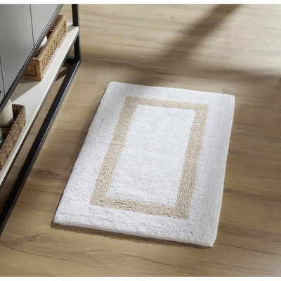 Tapis de salle de bain réversible 100% coton Widman
