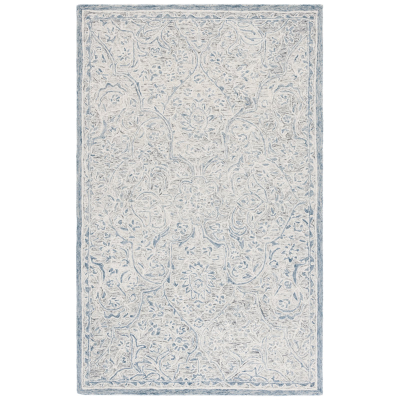 Juniper Hand Tufted 85% Wool; 15% Cotton Oriental Rug, Rectangle 4' x 6'
