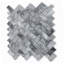 11 in. x 12 in. Herringbone Marble Tile-79872496