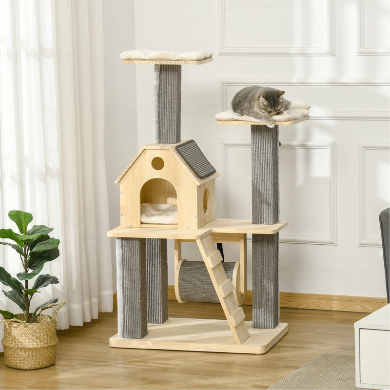 Arbre à chat Cozy-House Pawhut