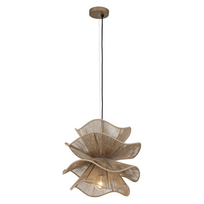 Claybourne Natural 2 Light Pendant Light