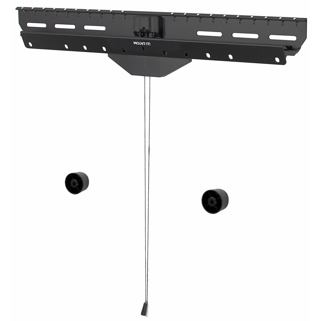 Mount-It! No Stud TV Wall Mount, Low-Profile Tilting Hanger Mount for No Drill Dry Wall Installation Mount-it