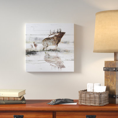 " Rustic Misty Elk "