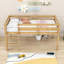 Lit mezzanine simple en bois-657631527