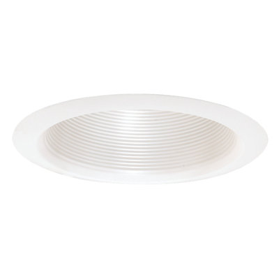 6'' White Baffle Recessed Trim