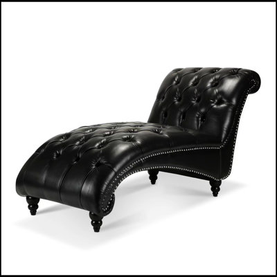 Luxueuse chaise longue sans accoudoirs capitonnée pour une détente confortable et une décoration intérieure élégante