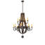 Stave Madera 12 - Light Chandelier
