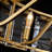 10-Light Dimmable Modern Drum Crystal Chandelier