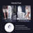 Smart Toilet Bidet,Off-seat Auto Flush, Foot Kick Flush,Standard Seat Height,Warm Wash,Heated Seat,Elongated One Piece Modern Toilet, Blackout can Flush, Night Light, LED Display