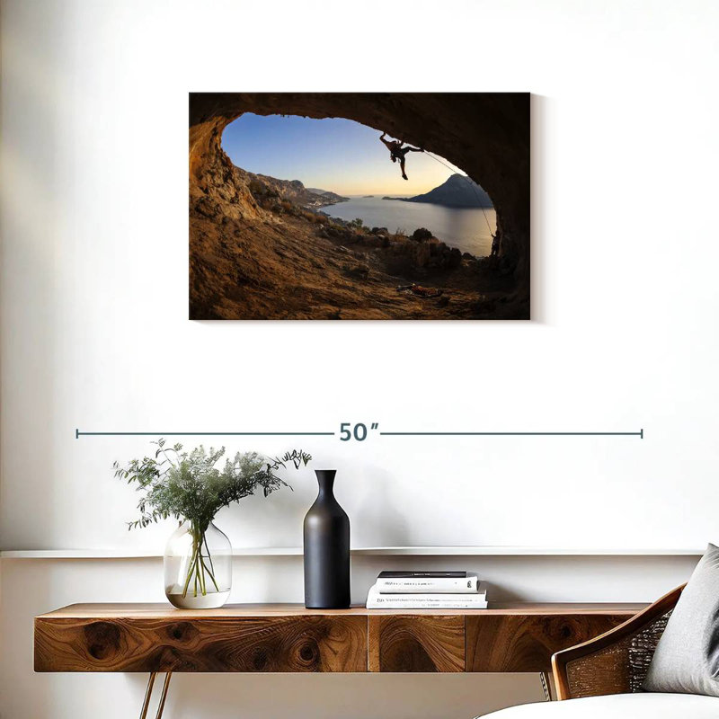 Senne Cave Climbing, 20" H x 30" W