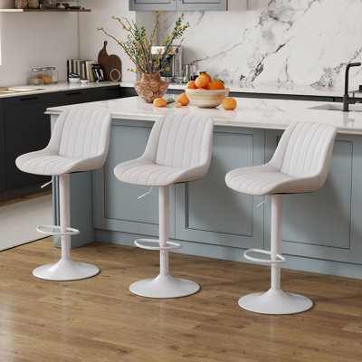 Moniq Swivel Adjustable Height Bar Stool