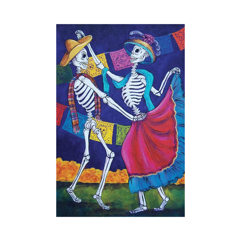 Bailando by Candy Mayer - Painting on Canvas, Wrapped Canvas, 66.04cm H x 20.32cm W x 1.91cm D