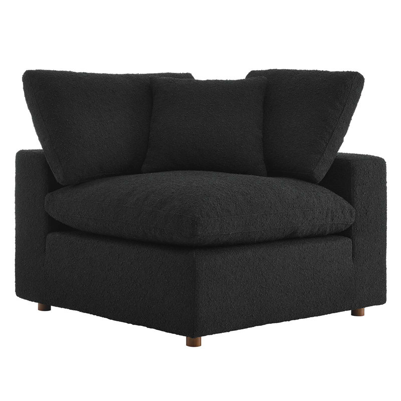 Chaise de coin Modway Commix, Noir
